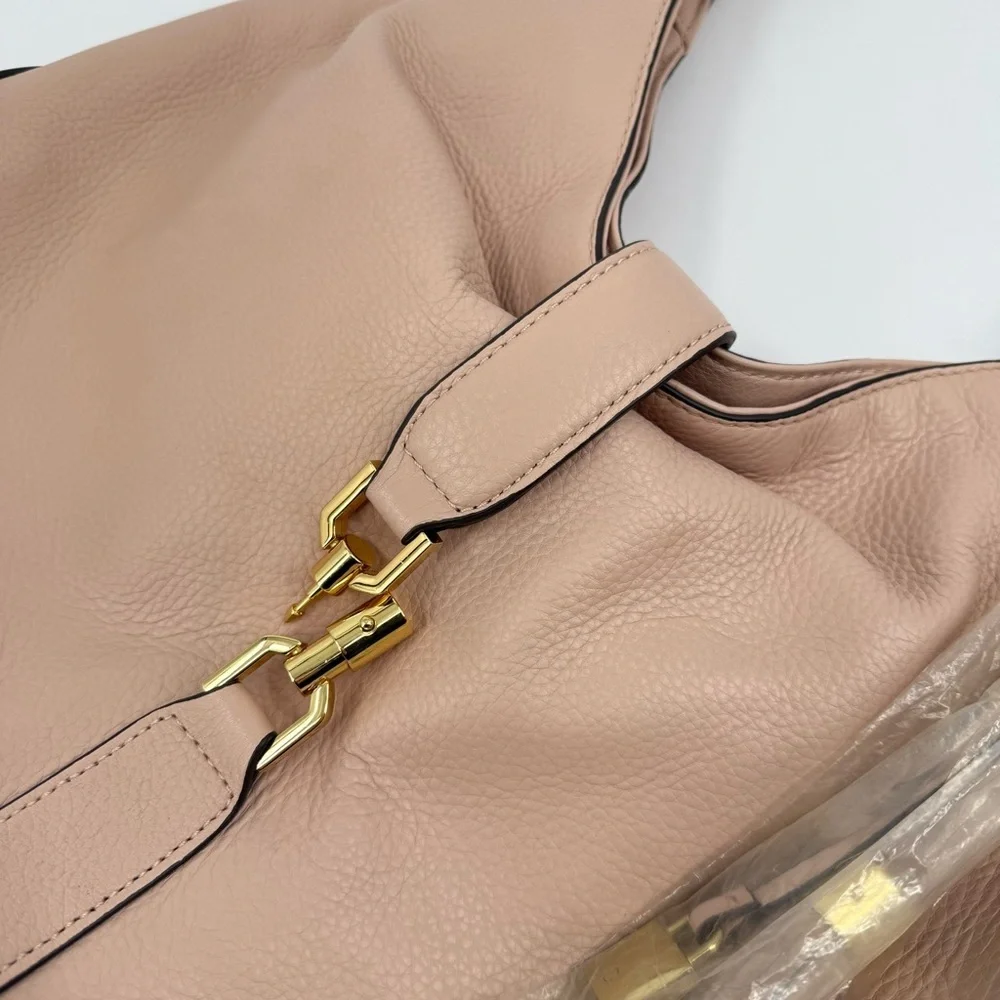 G.I.L.l. Classic Leather Hobo Verona Shoulder Bag in Blush Pink NWOT